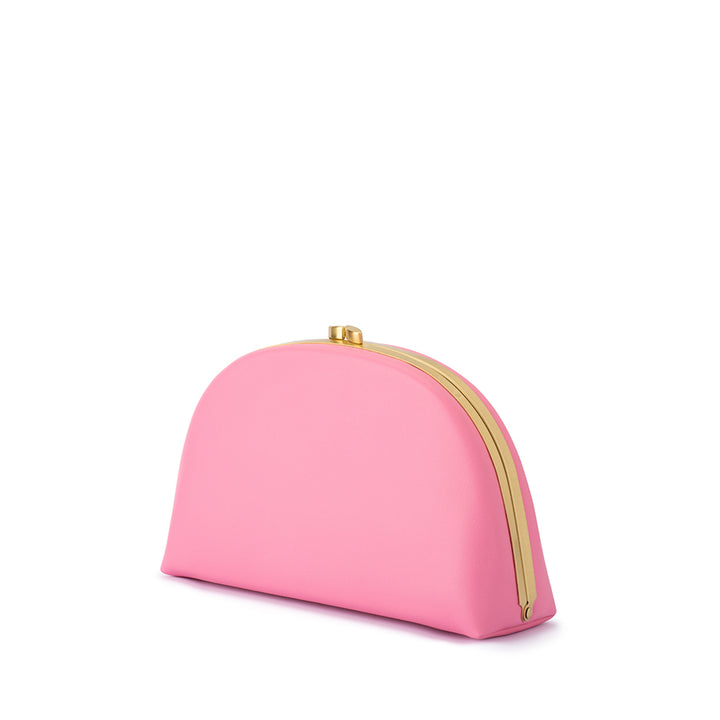 CELESTE CURVED CLUTCH - PINK