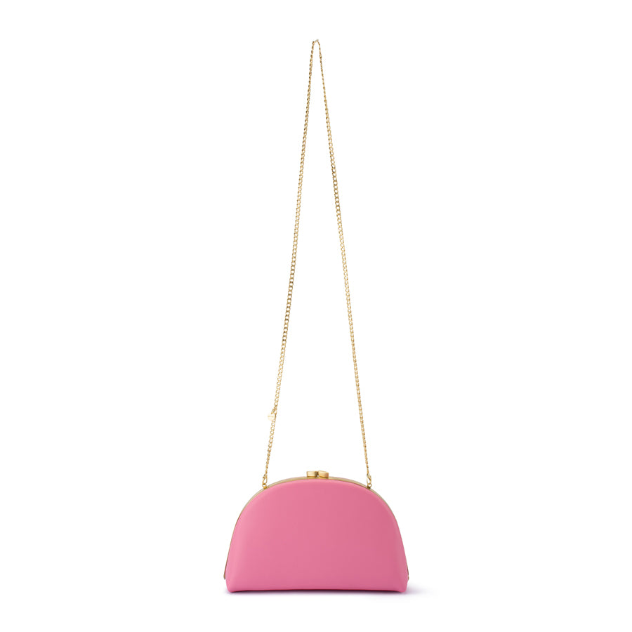 CELESTE CURVED CLUTCH - PINK