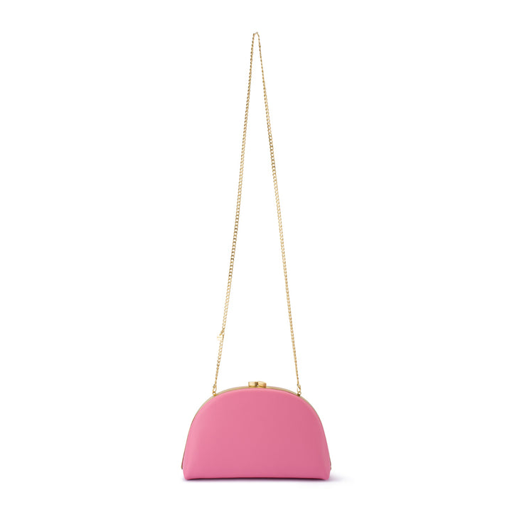 CELESTE CURVED CLUTCH - PINK