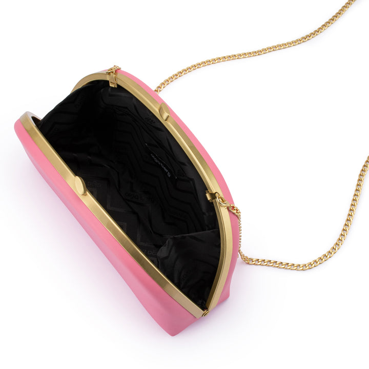 CELESTE CURVED CLUTCH - PINK