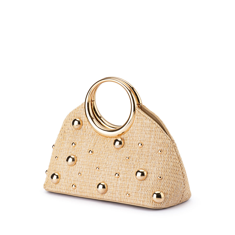 CHARLOTTE WOVEN TOP HANDLE - NATURAL
