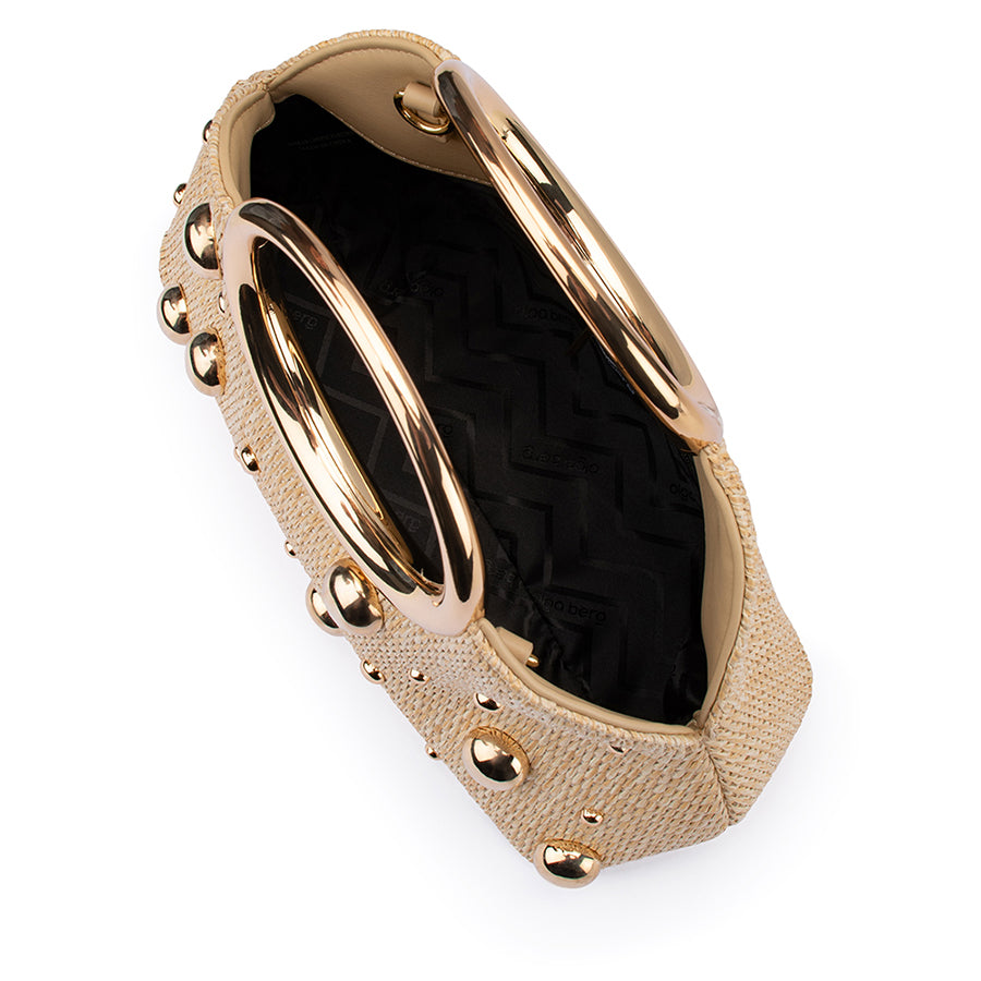 CHARLOTTE WOVEN TOP HANDLE - NATURAL