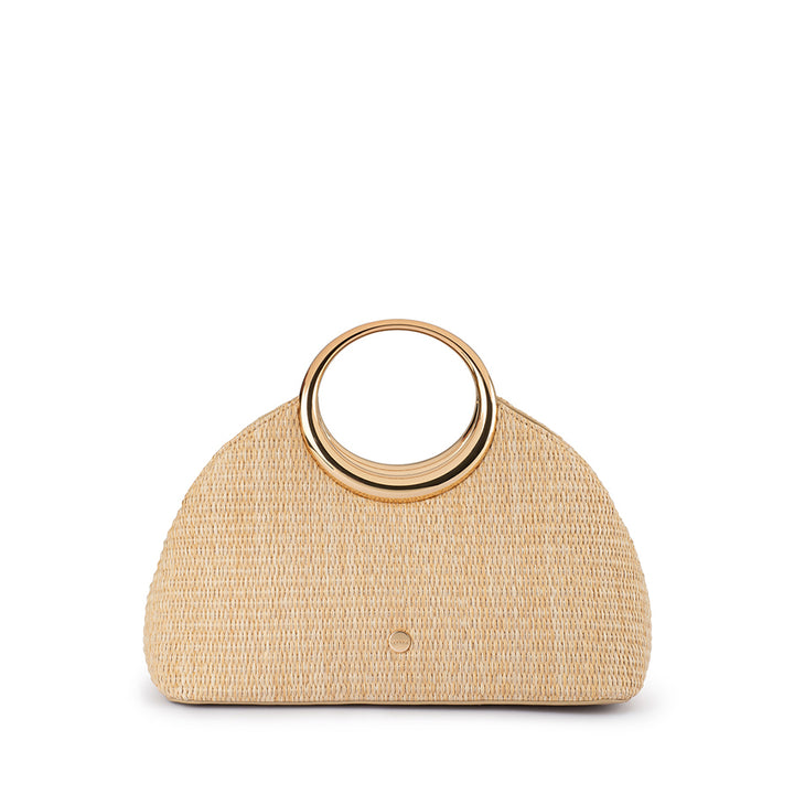 CHARLOTTE WOVEN TOP HANDLE - NATURAL