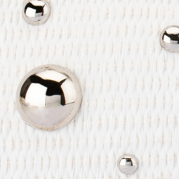 CHARLOTTE WOVEN TOP HANDLE - WHITE