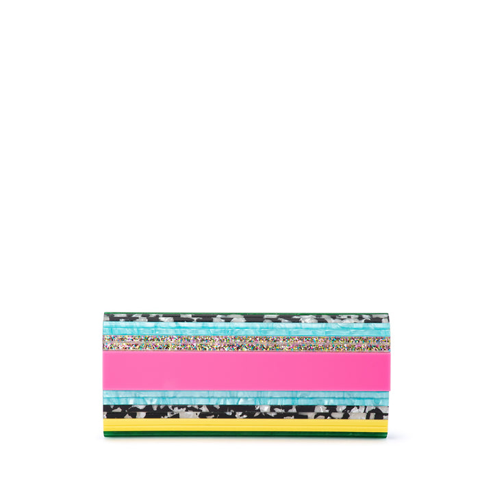 CLARA ACRYLIC CLUTCH - MULTI