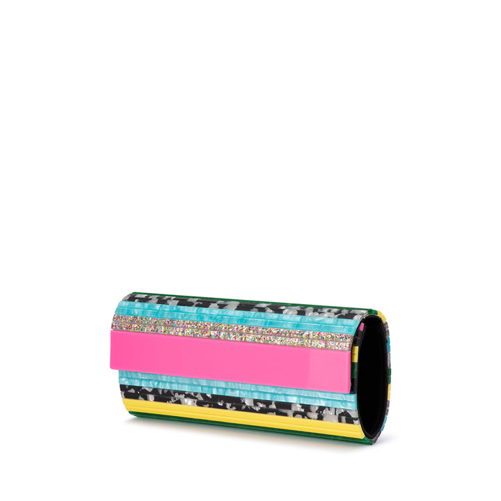 CLARA ACRYLIC CLUTCH - MULTI