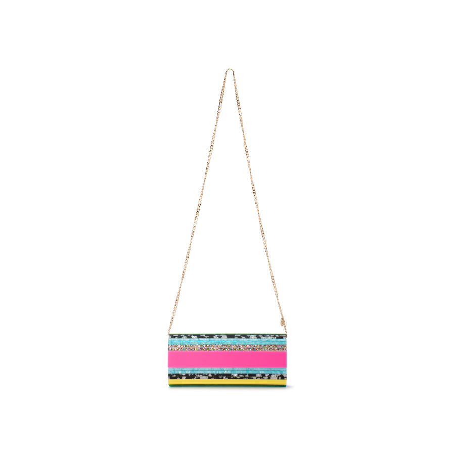 CLARA ACRYLIC CLUTCH - MULTI