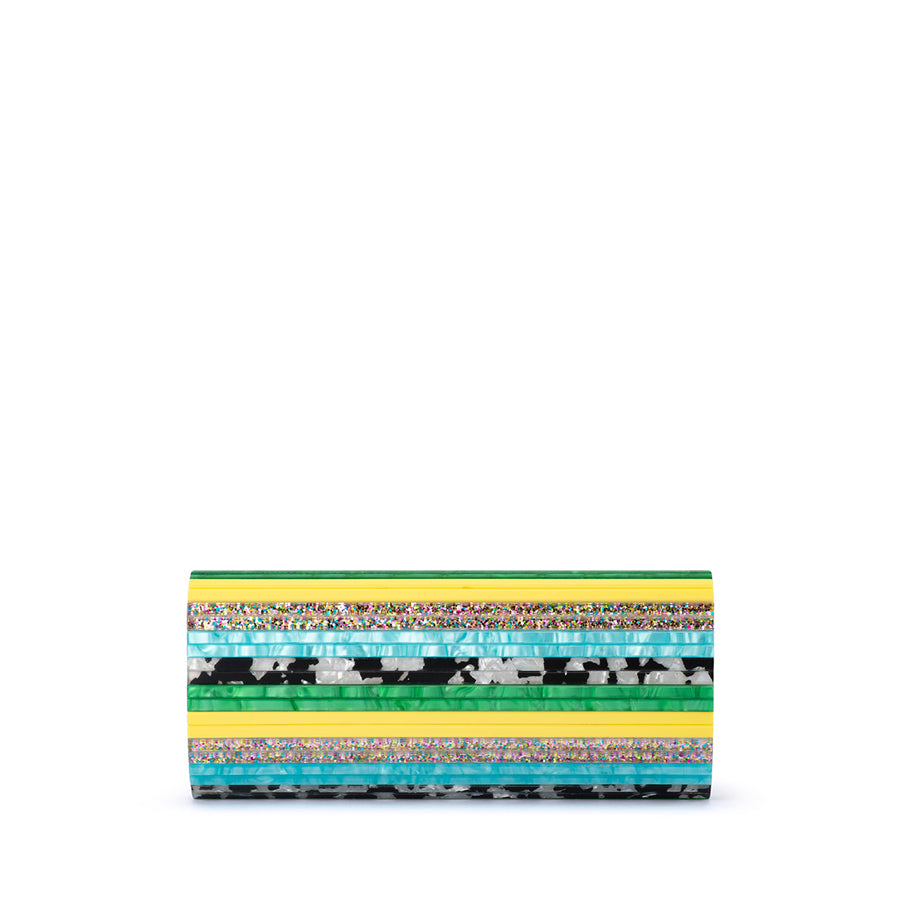 CLARA ACRYLIC CLUTCH - MULTI