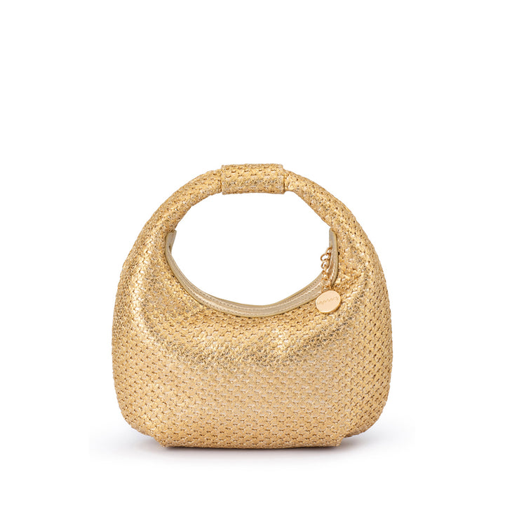 EDEN WOVEN HOBO - GOLD
