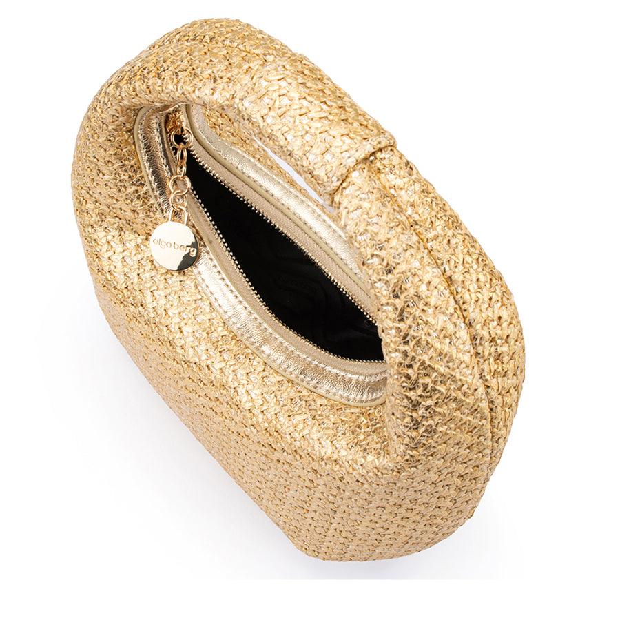 EDEN WOVEN HOBO - GOLD