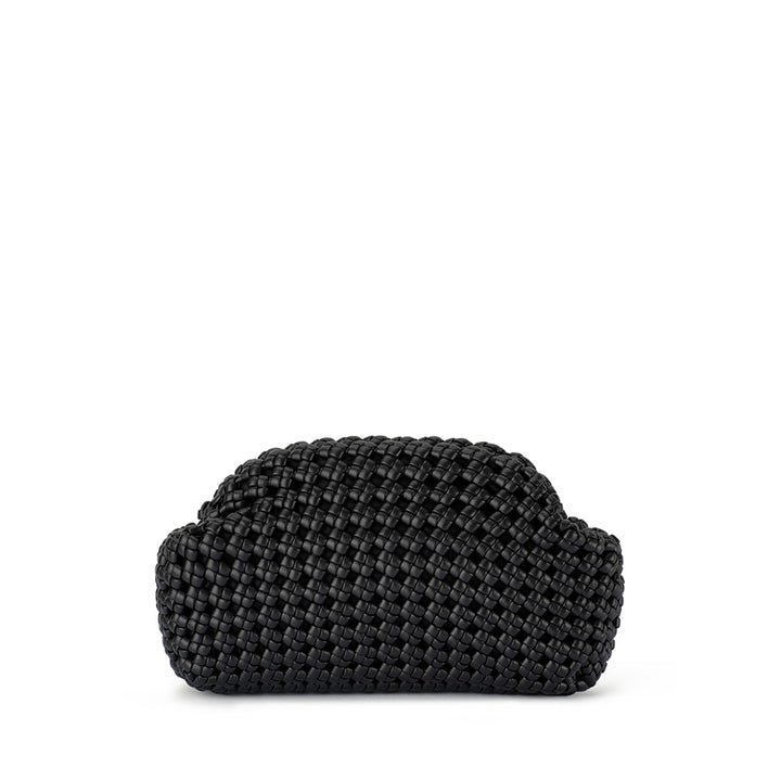 EVERLY HAND WOVEN CLUTCH - BLACK