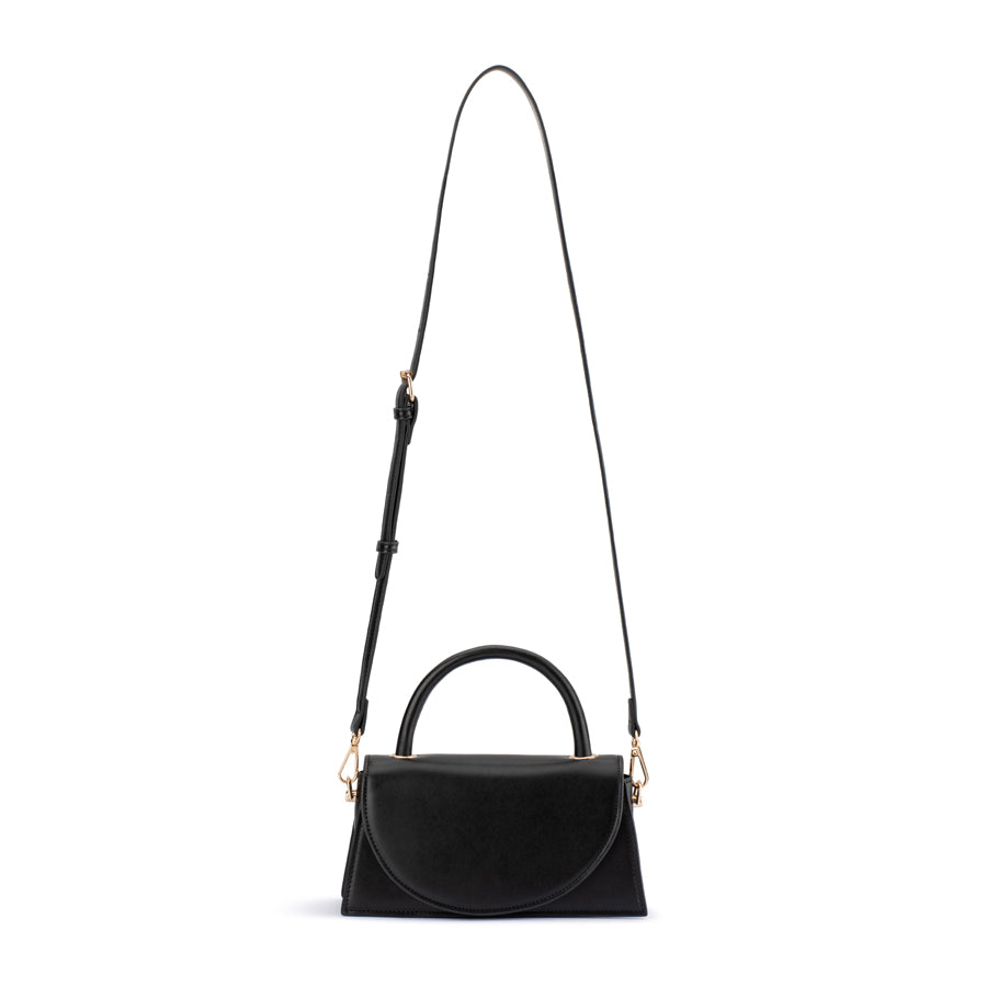 HAILEY TOP HANDLE BAG - BLACK