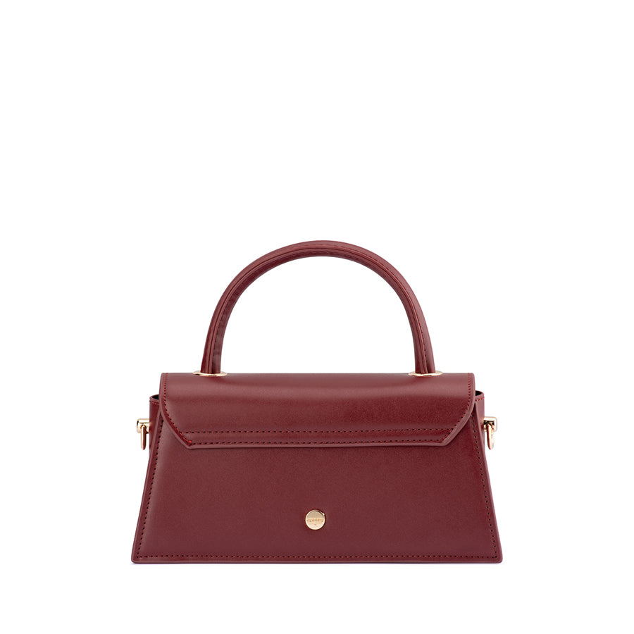 HAILEY TOP HANDLE BAG - BURGUNDY