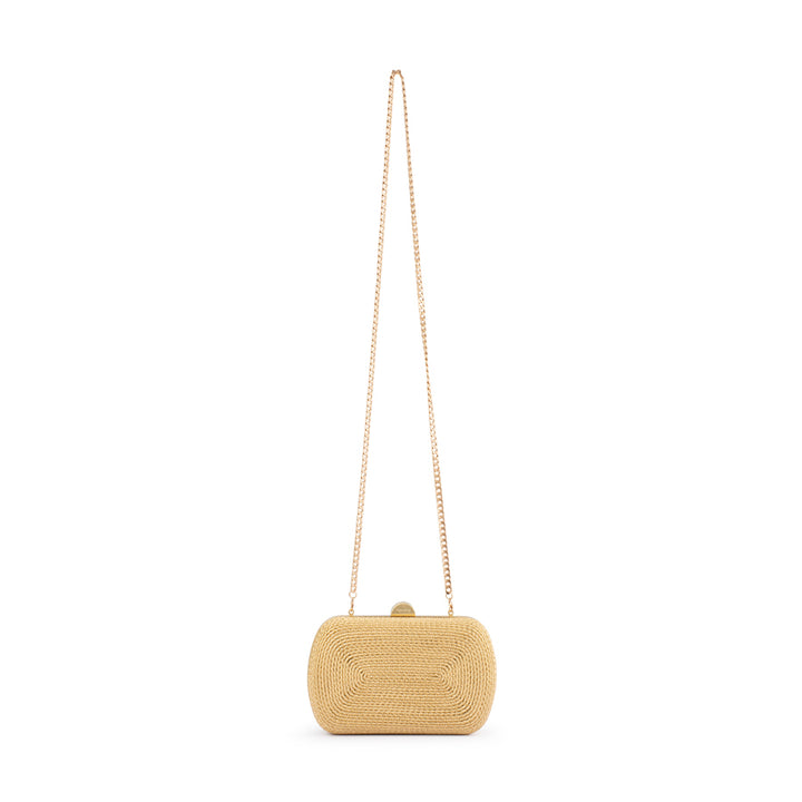 MARTINA COILED ROPE CLUTCH - GOLD