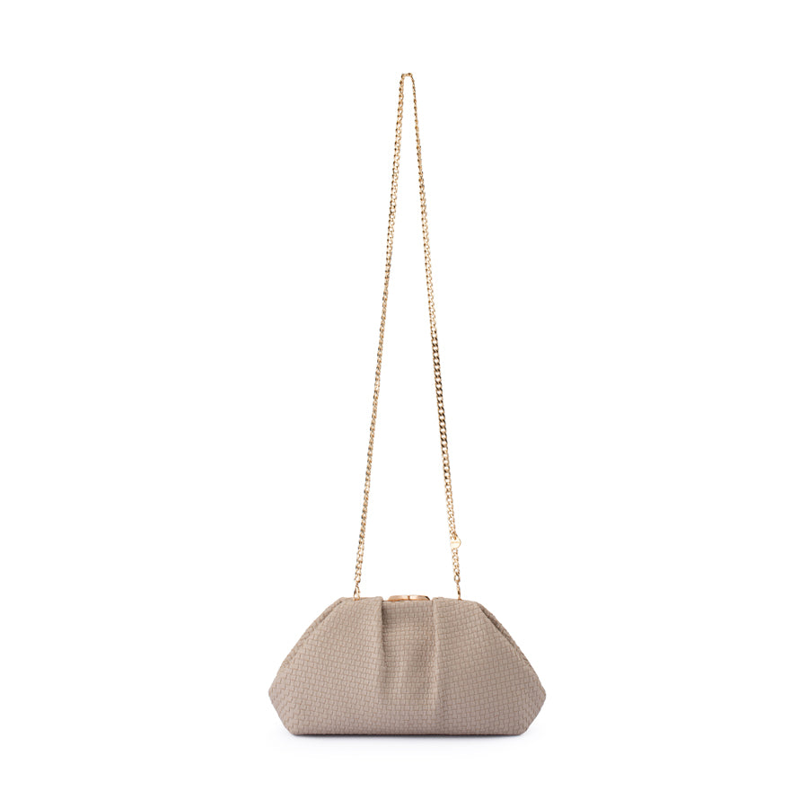 MARTINIQUE WOVEN CLUTCH - NATURAL