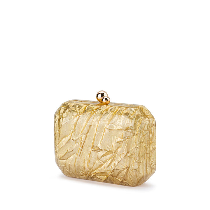 MATEO METALLIC CLUTCH - GOLD