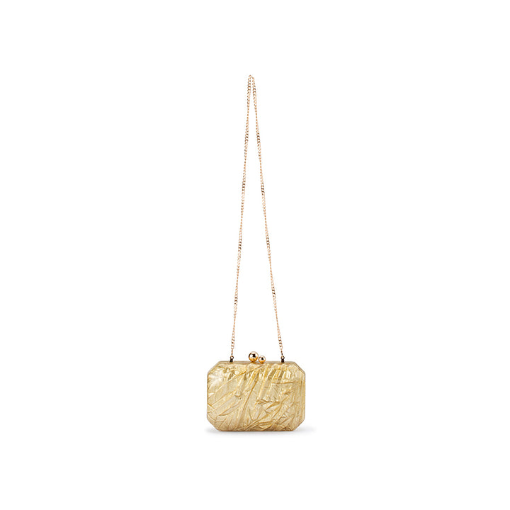 MATEO METALLIC CLUTCH - GOLD