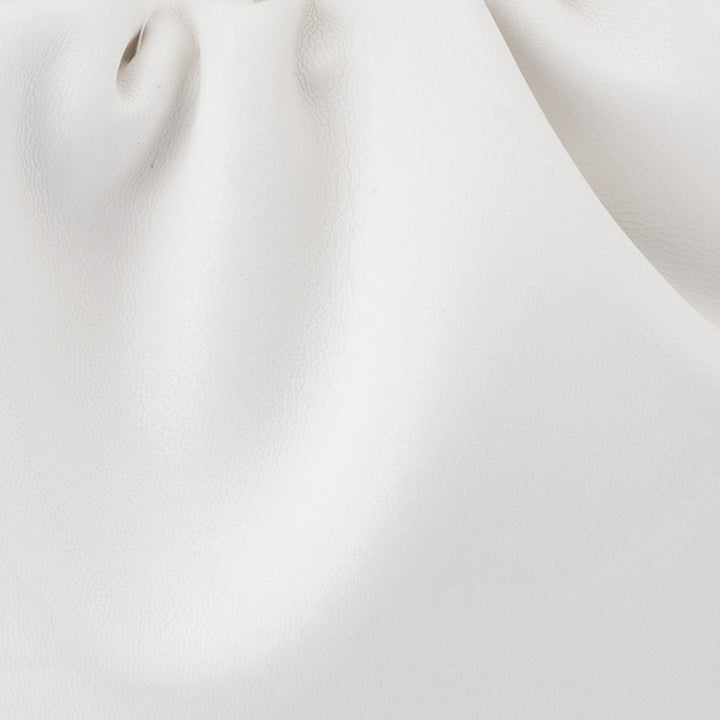 MAVIS ACRYLIC HANDLE POUCH - WHITE