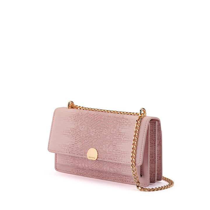 NICOLETTA SHOULDER BAG - BLUSH