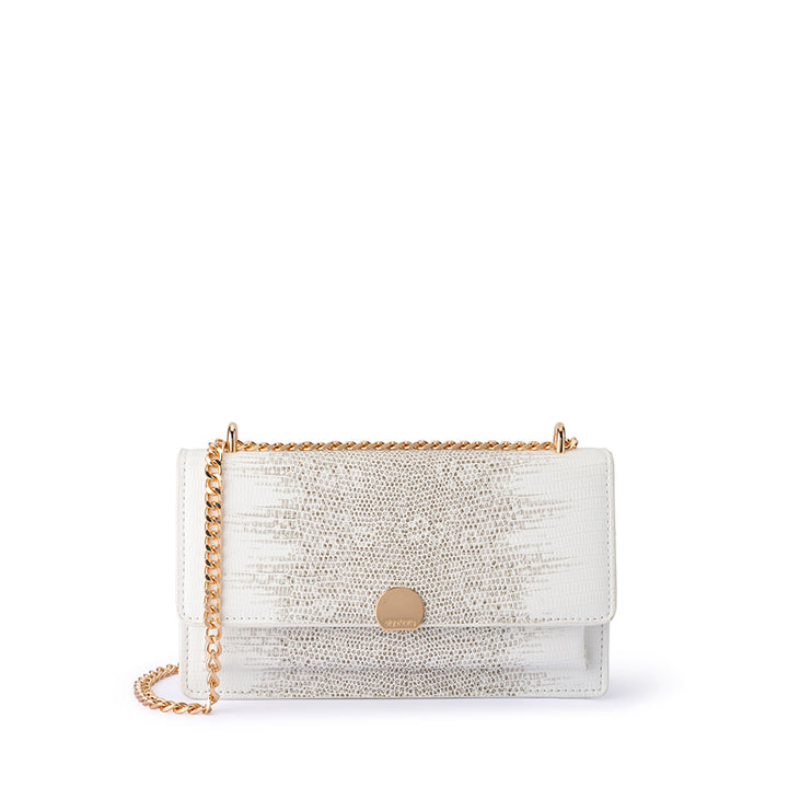 NICOLETTA SHOULDER BAG - WHITE