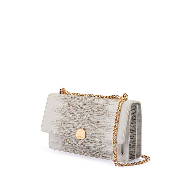 NICOLETTA SHOULDER BAG - WHITE