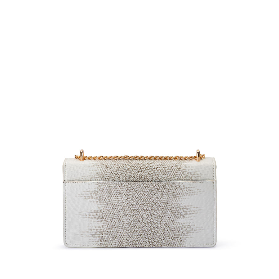 NICOLETTA SHOULDER BAG - WHITE