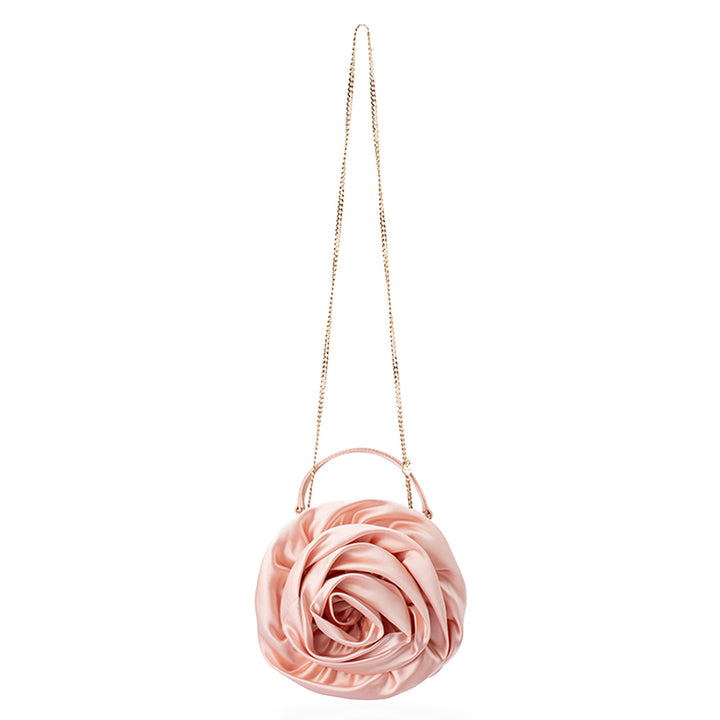 ROSITA ROSETTE FRAME BAG - BLUSH