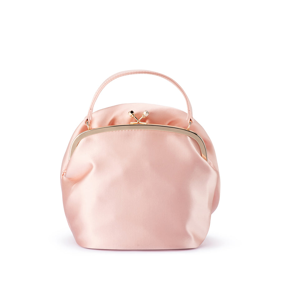 ROSITA ROSETTE FRAME BAG - BLUSH