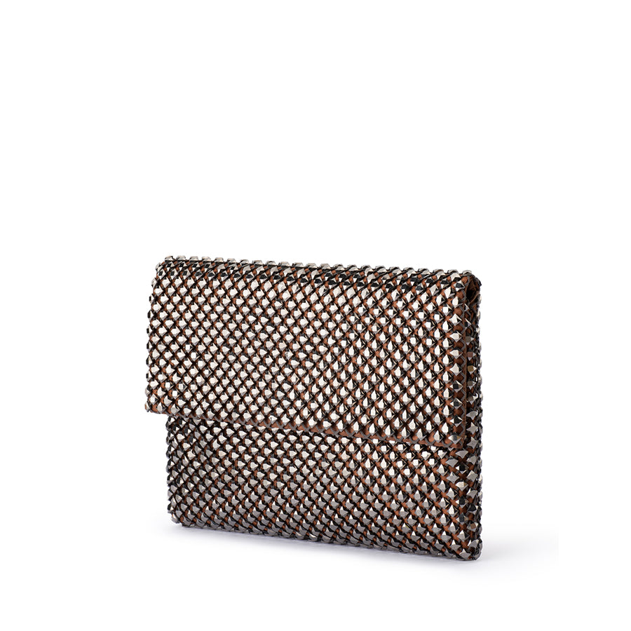 SCARLETT CRYSTAL CLUTCH - BRONZE