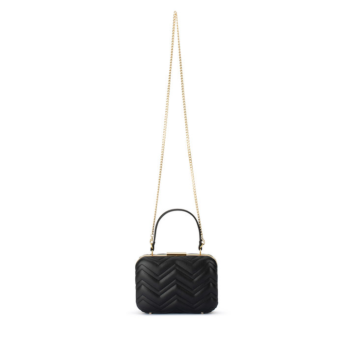 SCARLETT TOP HANDLE BAG - BLACK