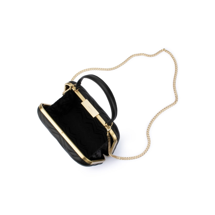 SCARLETT TOP HANDLE BAG - BLACK