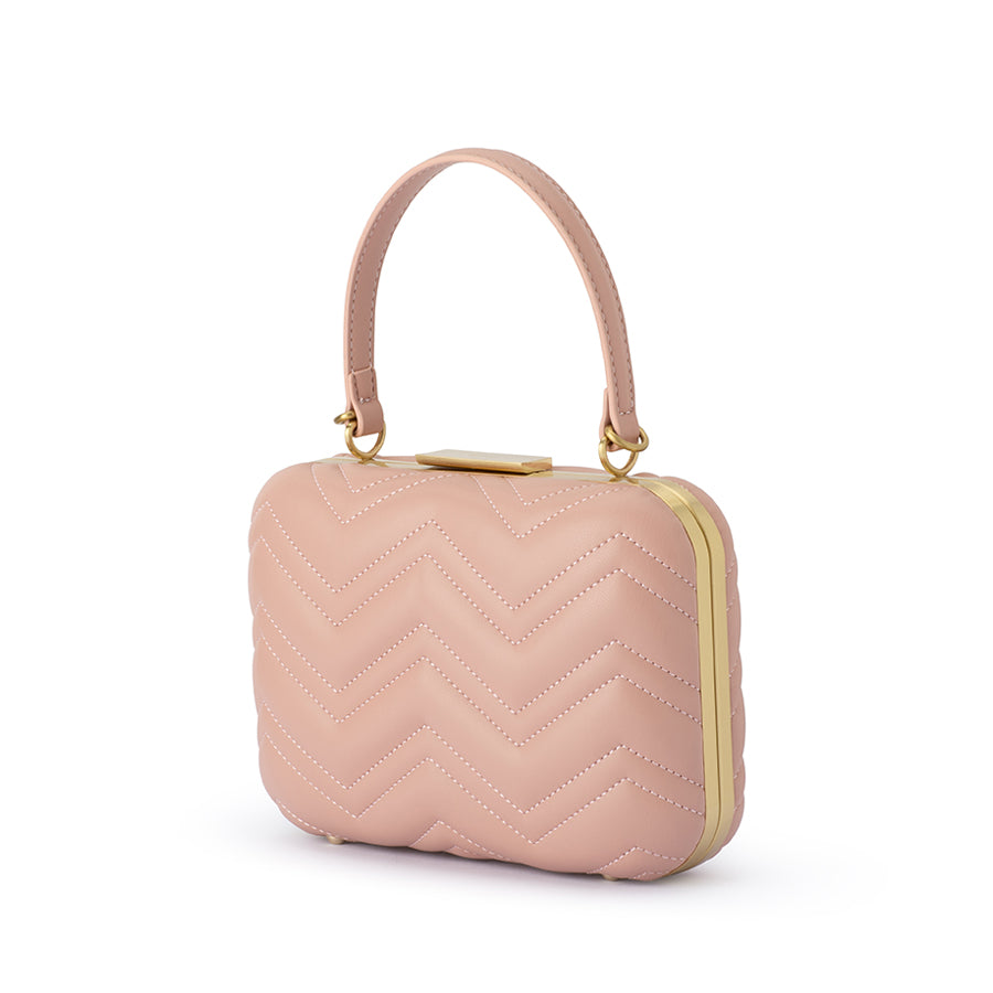 SCARLETT TOP HANDLE BAG - BLUSH