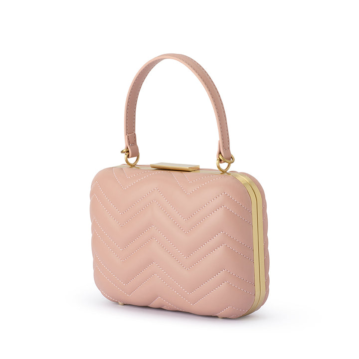 SCARLETT TOP HANDLE BAG - BLUSH