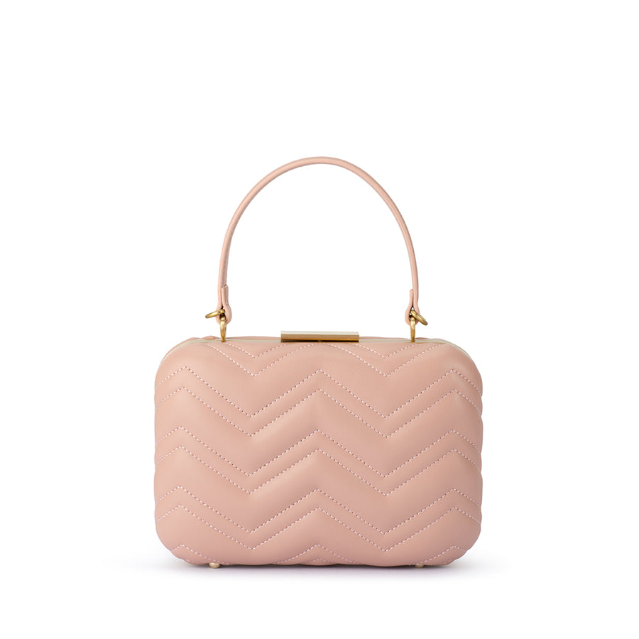 SCARLETT TOP HANDLE BAG - BLUSH