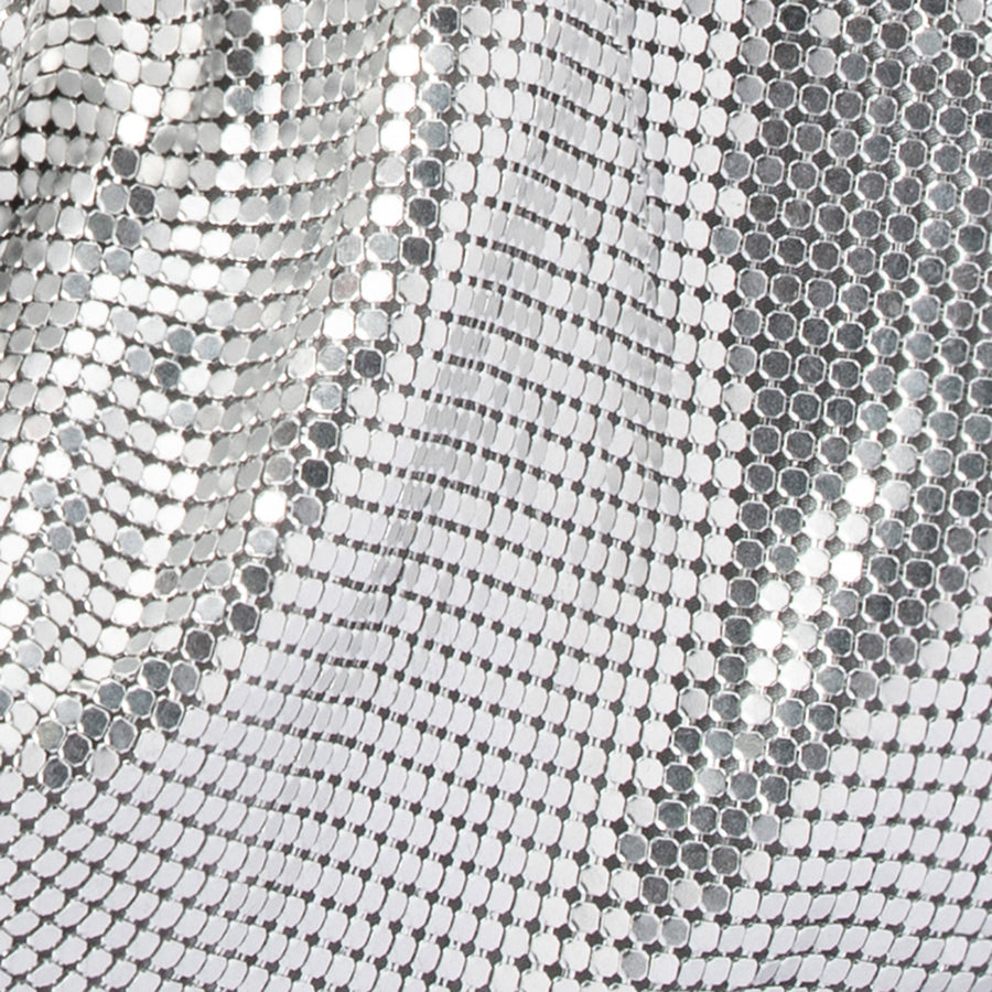 SHAR MESH CONVERTIBLE BAG - SILVER