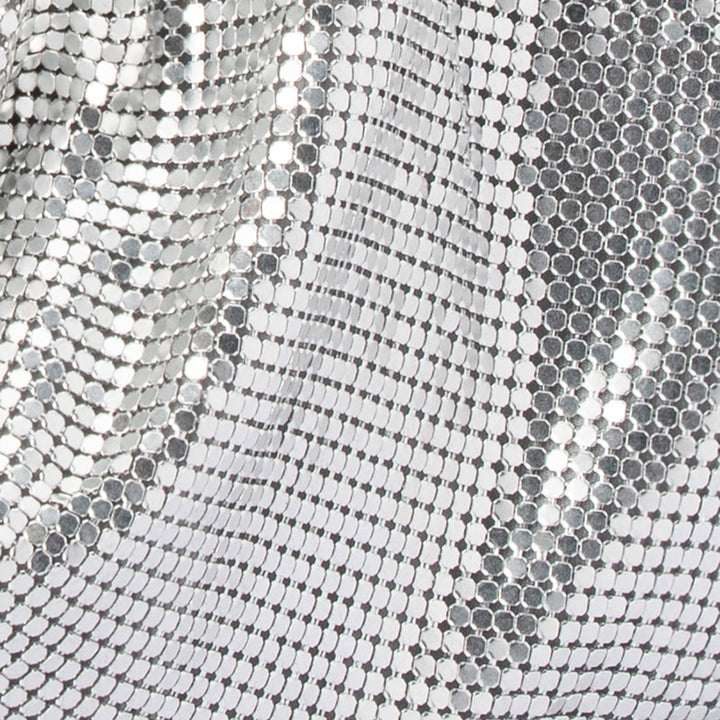 SHAR MESH CONVERTIBLE BAG - SILVER