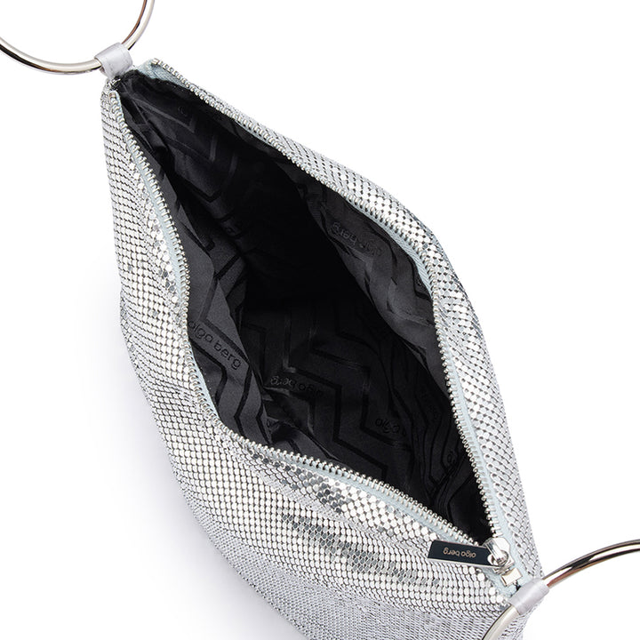 SHAR MESH CONVERTIBLE BAG - SILVER