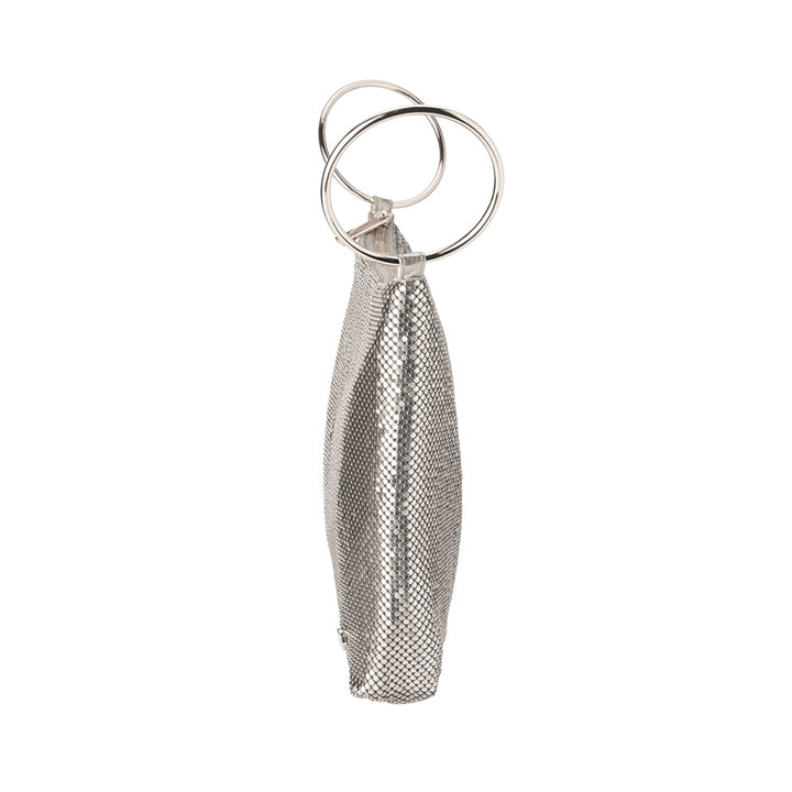 SHAR MESH CONVERTIBLE BAG - SILVER