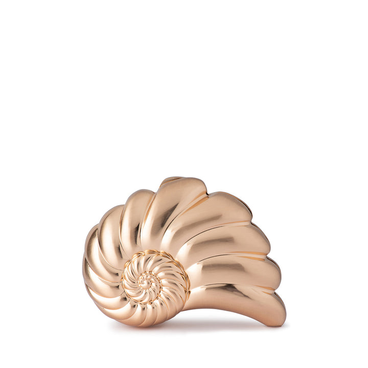 SHELLA HARDCASE CLUTCH - GOLD