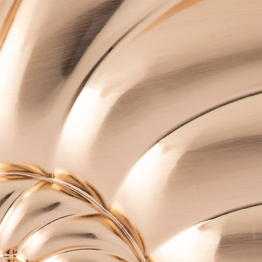 SHELLA HARDCASE CLUTCH - GOLD