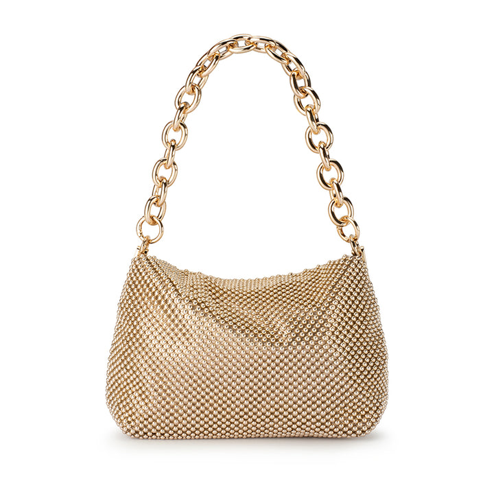 SKYLAR BALL MESH BAG - GOLD