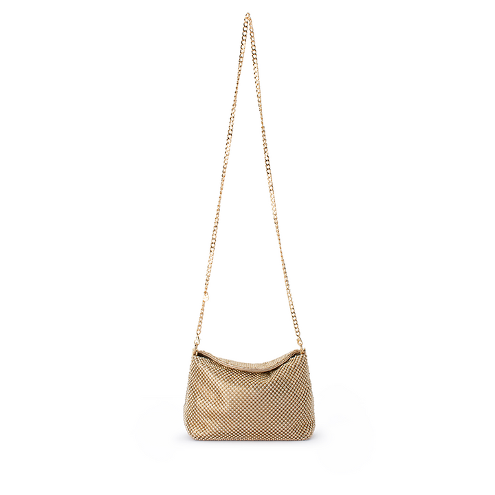 SKYLAR BALL MESH BAG - GOLD