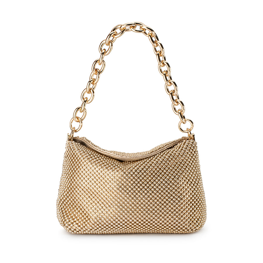 SKYLAR BALL MESH BAG - GOLD