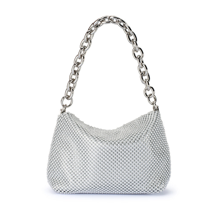 SKYLAR BALL MESH BAG - SILVER