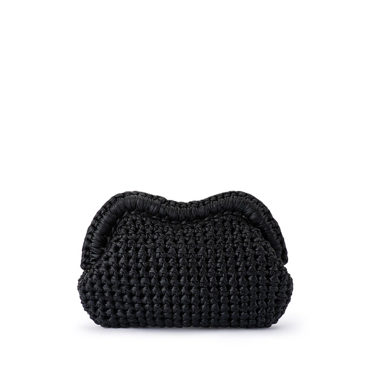 TAYLOR CROCHET CLUTCH - BLACK