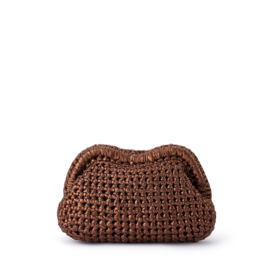TAYLOR CROCHET CLUTCH - BRONZE