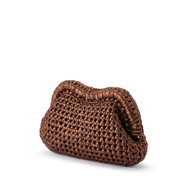 TAYLOR CROCHET CLUTCH - BRONZE