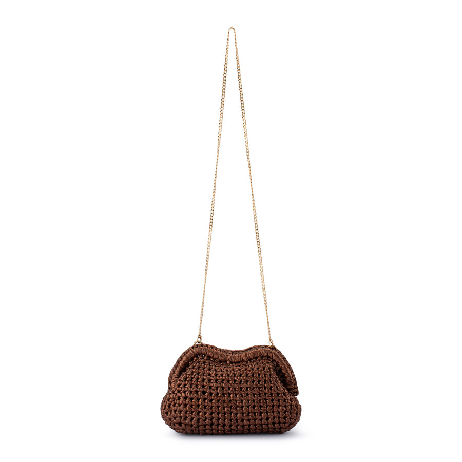 TAYLOR CROCHET CLUTCH - BRONZE