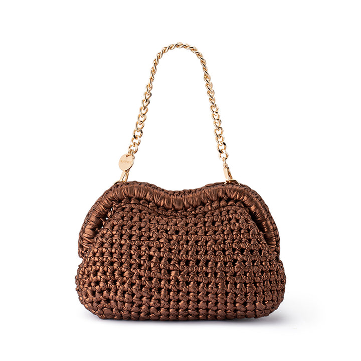 TAYLOR CROCHET CLUTCH - BRONZE