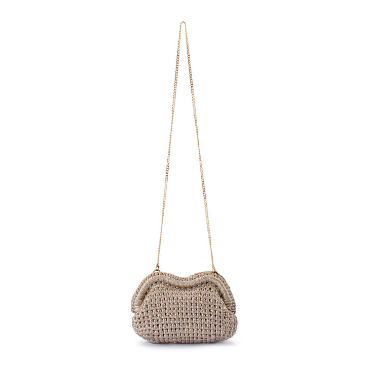 TAYLOR CROCHET CLUTCH - GOLD